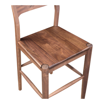 Owing Counter Stool Walnut Brown by Moe's Home
