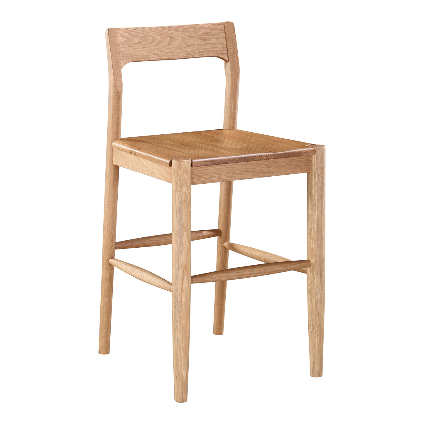 Owing Counter Stool Natural Oak by Moe's Home