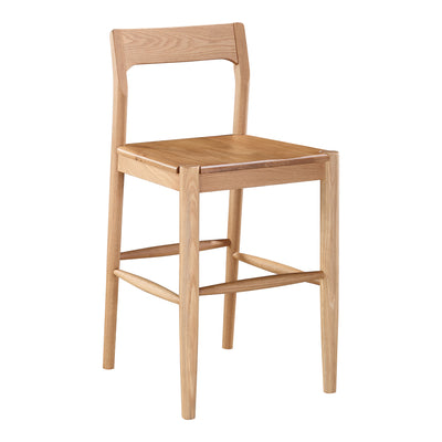 Owing Counter Stool Natural Oak by Moe's Home