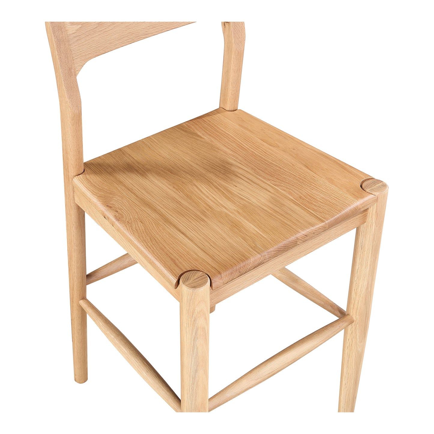 Owing Counter Stool Natural Oak by Moe's Home