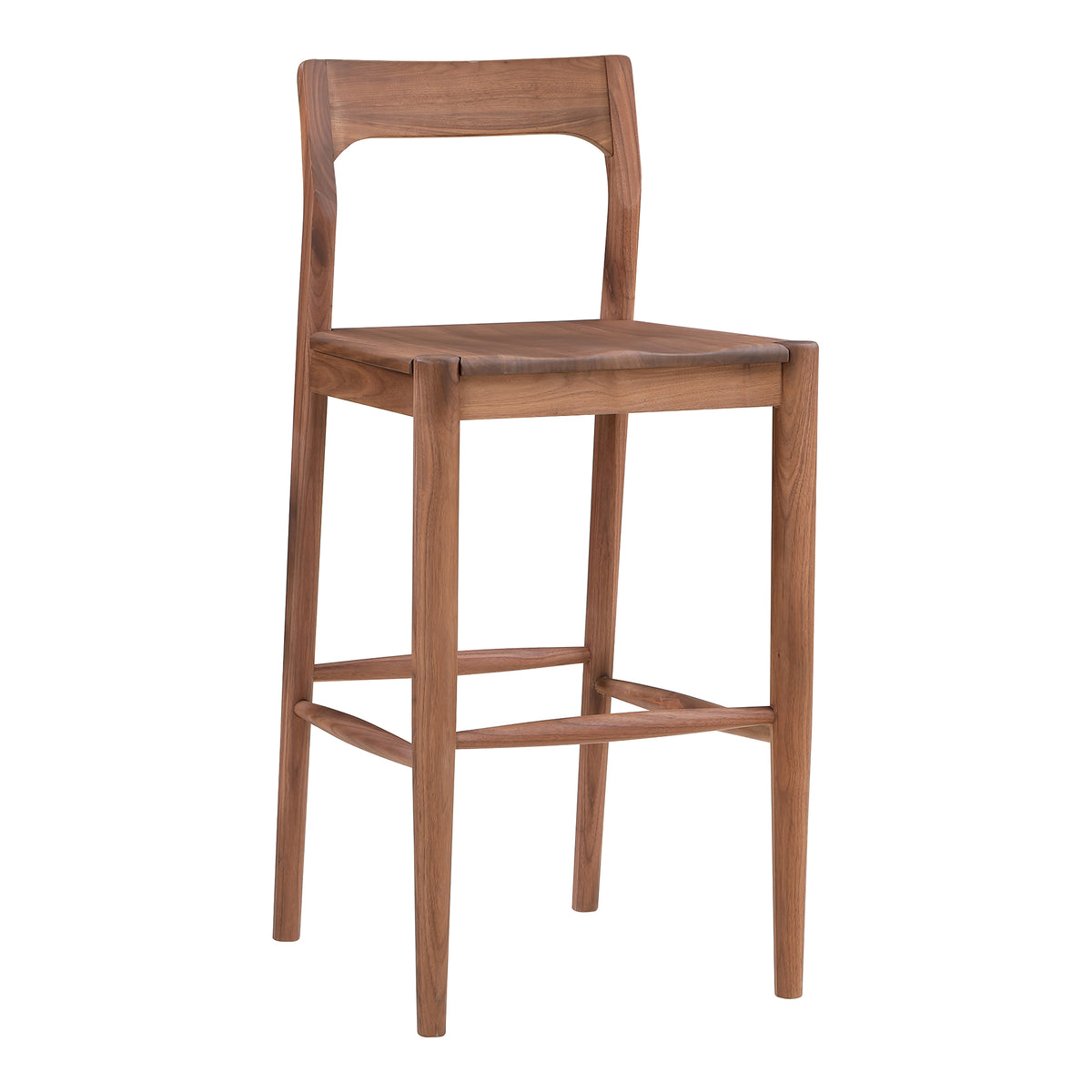 Owing Barstool Walnut Brown by Moe's Home