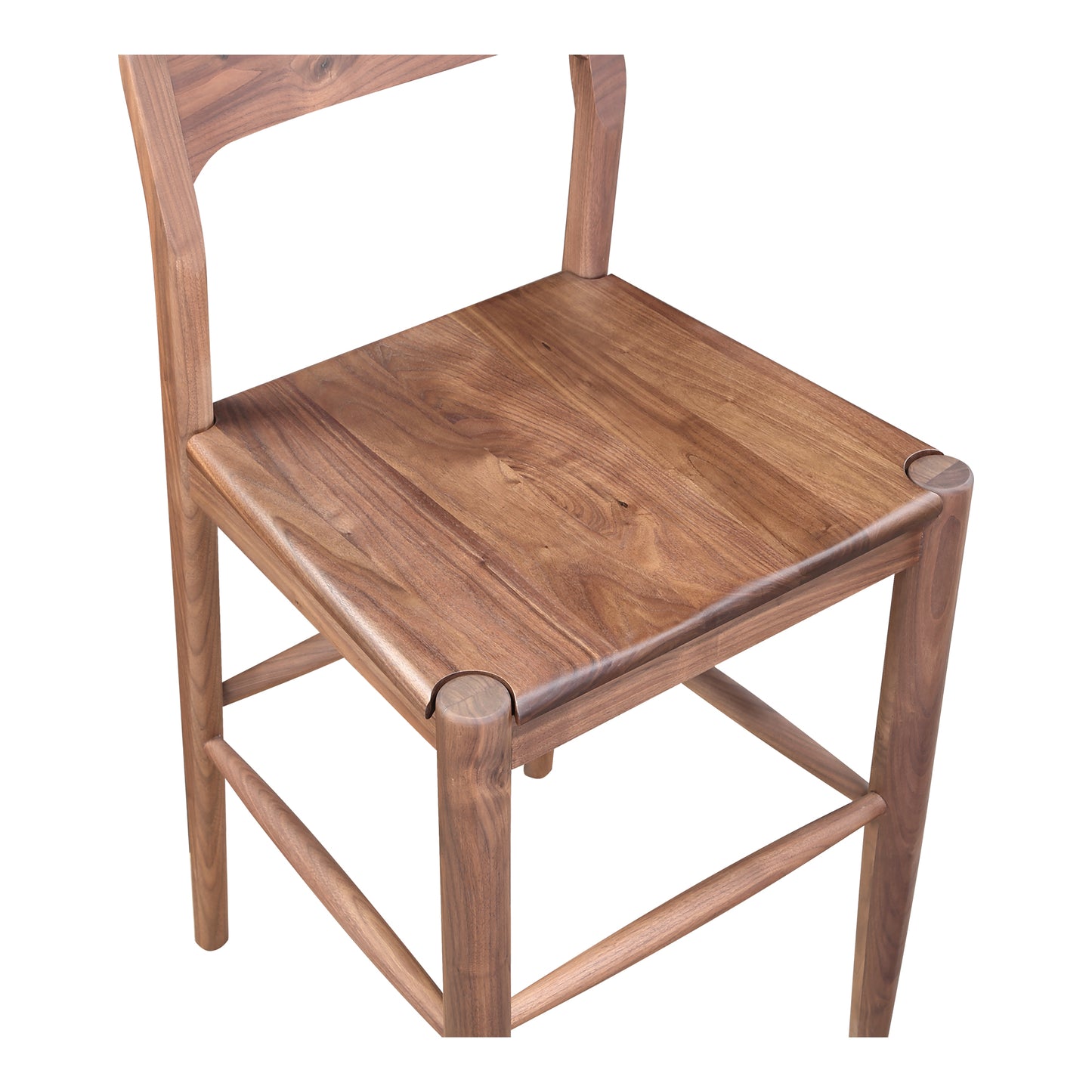 Owing Barstool Walnut Brown by Moe's Home