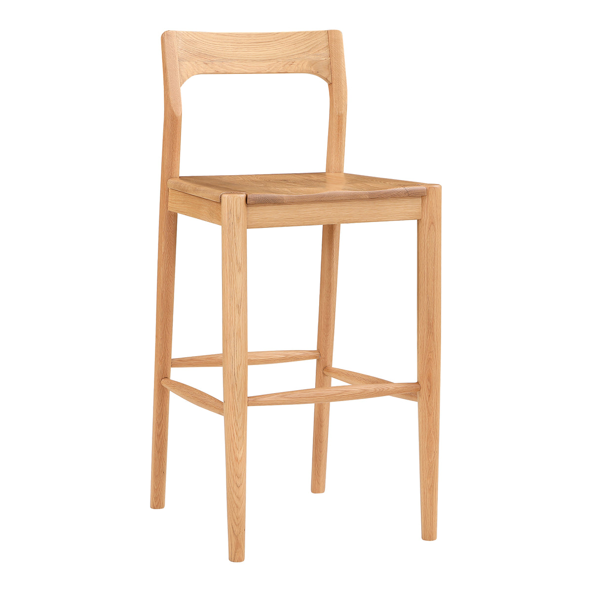 Owing Barstool Natural Oak by Moe's Home