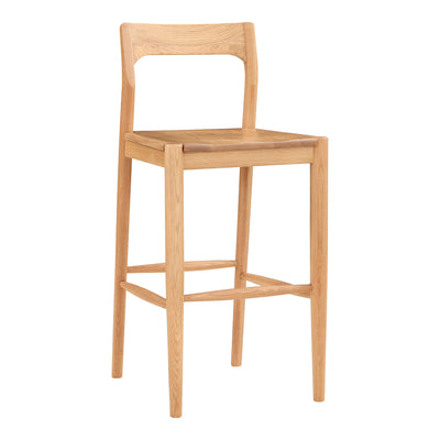 Owing Barstool Natural Oak by Moe's Home