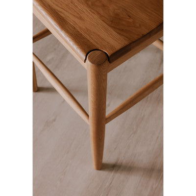 Owing Barstool Natural Oak by Moe's Home