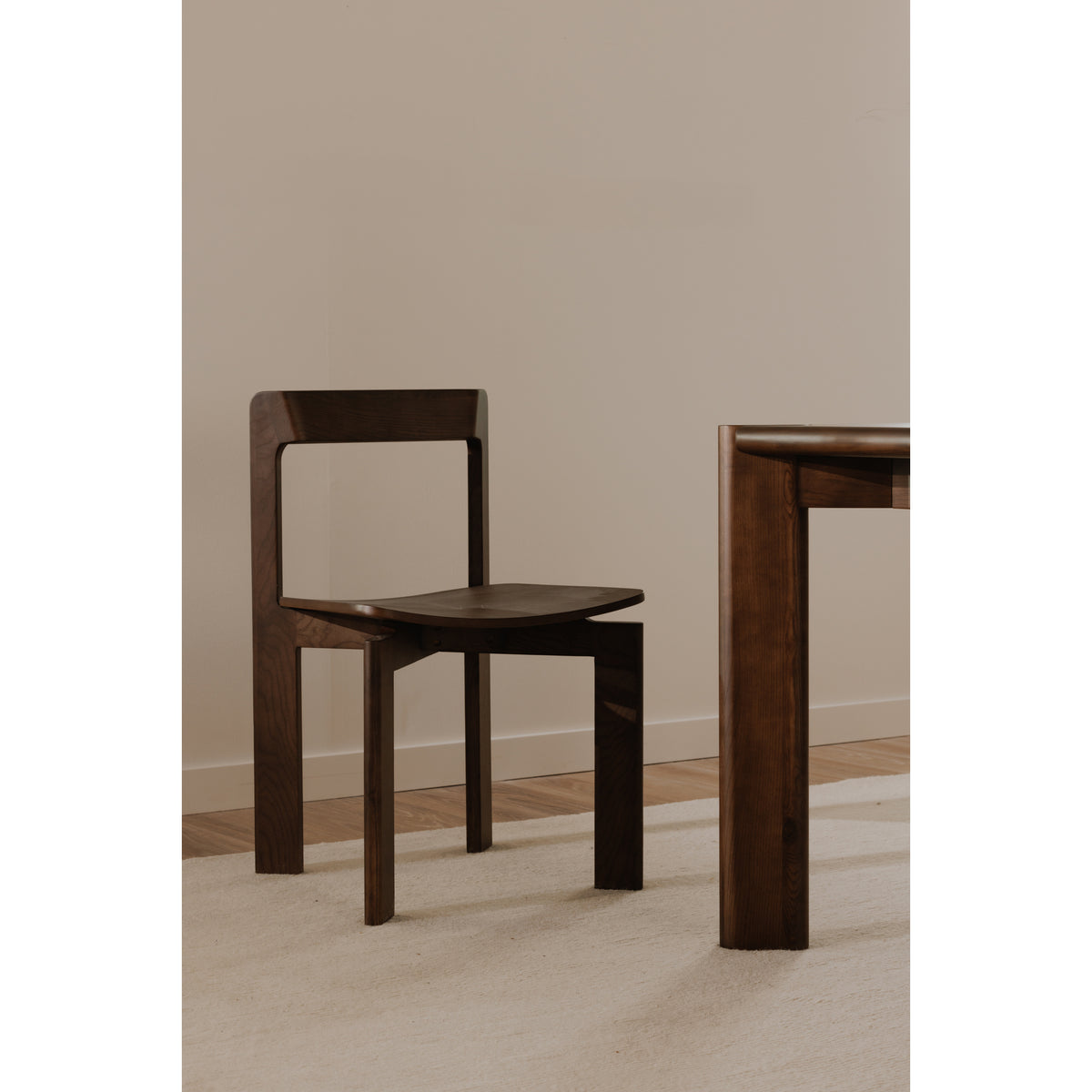 Daifuku Dining Chair Brown – Set Of Two by Moe's Home