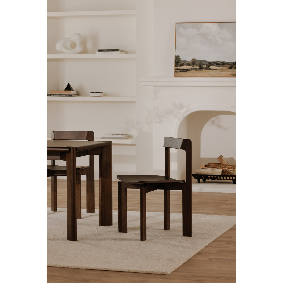 Daifuku Dining Chair Brown – Set Of Two by Moe's Home