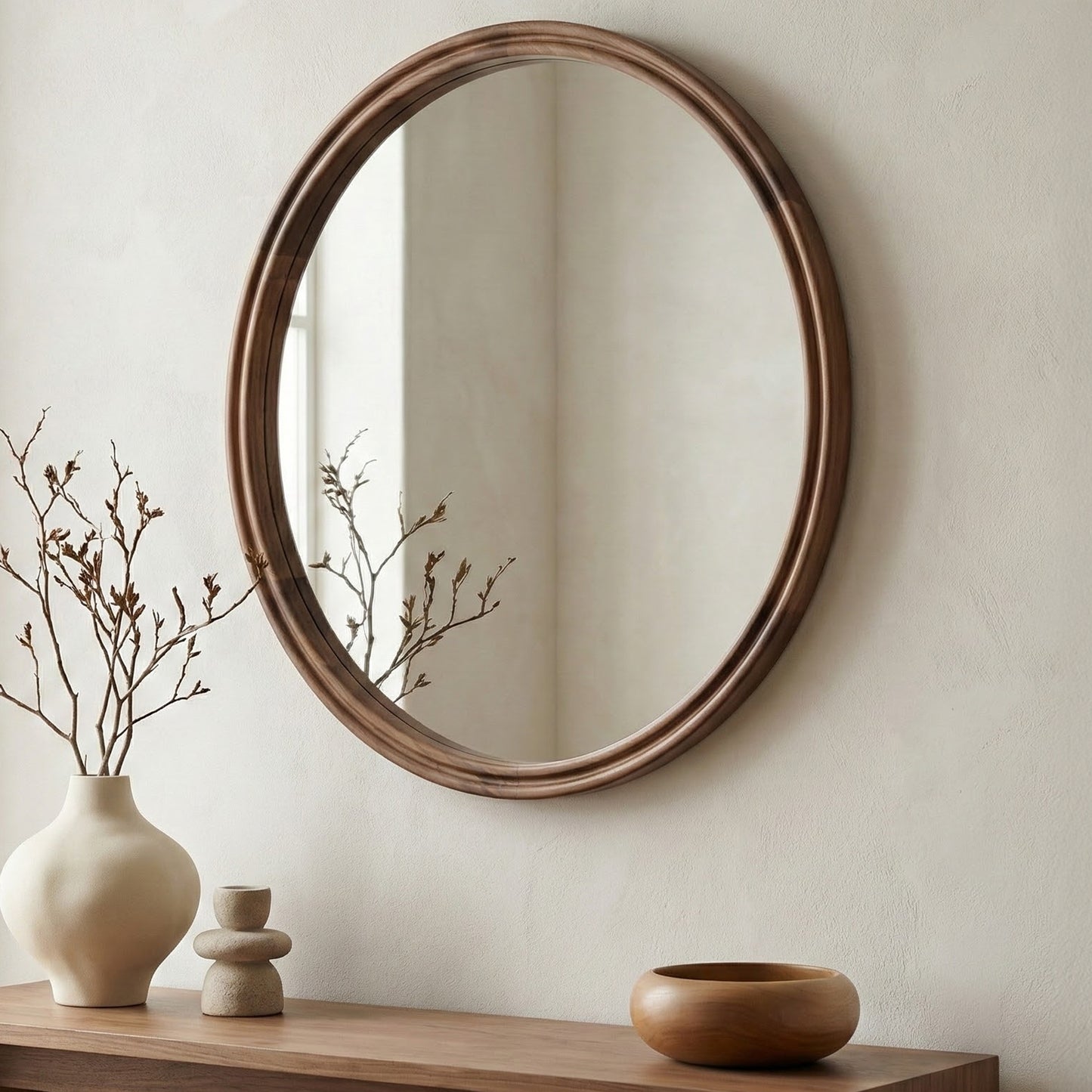 Alcott Small Round Mirror by Moe's Home