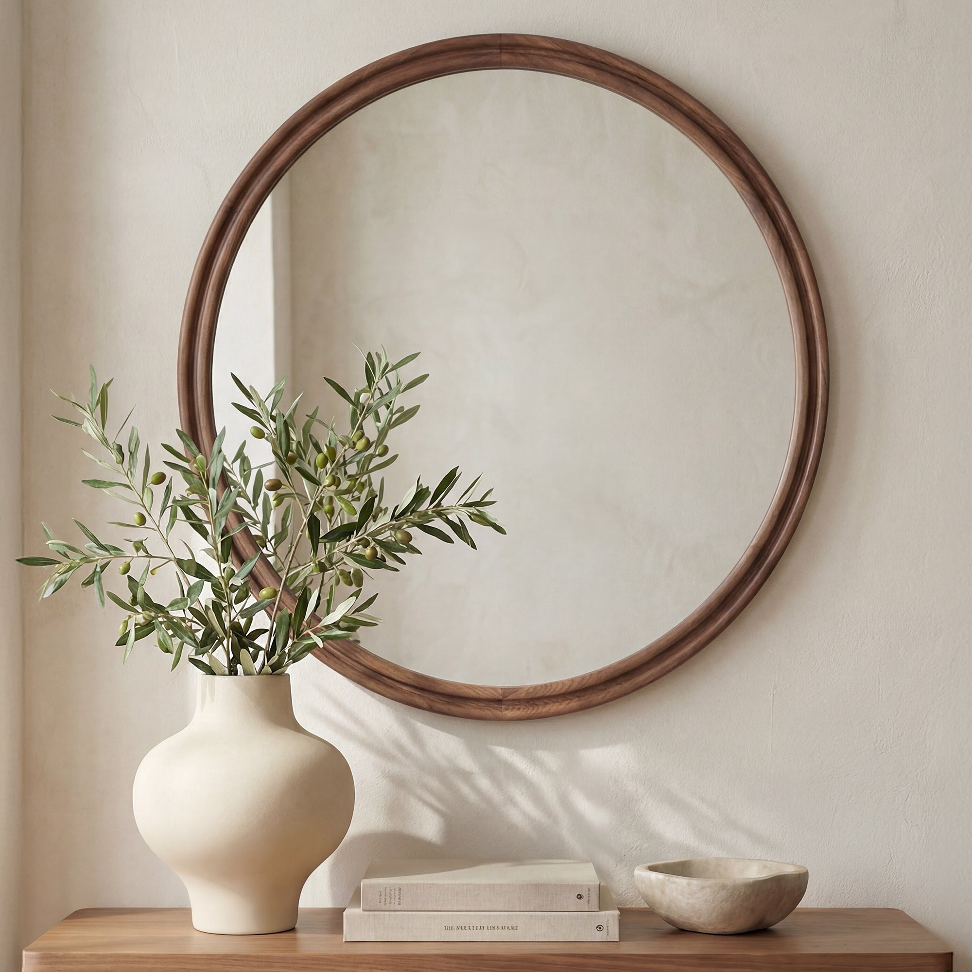 Alcott Large Round Mirror by Moe's Home
