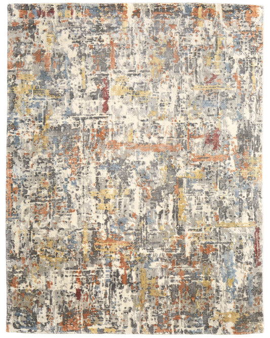 Braden 8A50F Green/Multi Rug by Feizy