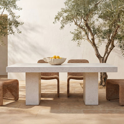 Antonius Outdoor Dining Table Terrazzo by Moe's Home