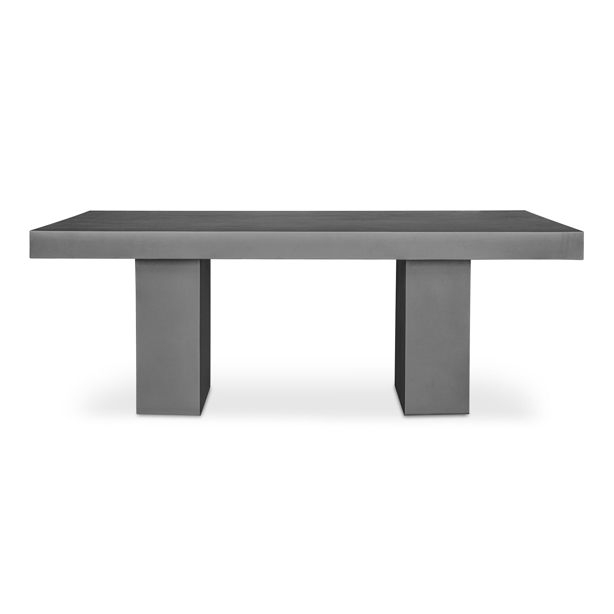 Antonius Outdoor Dining Table Dark Grey | Grey