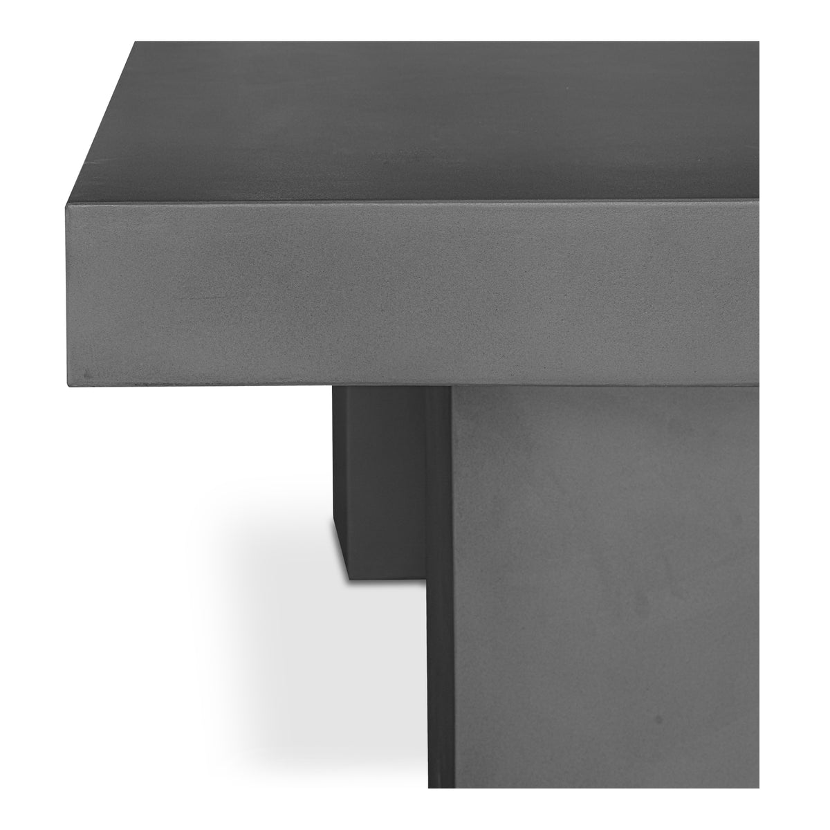 Antonius Outdoor Dining Table Dark Grey by Moe's Home