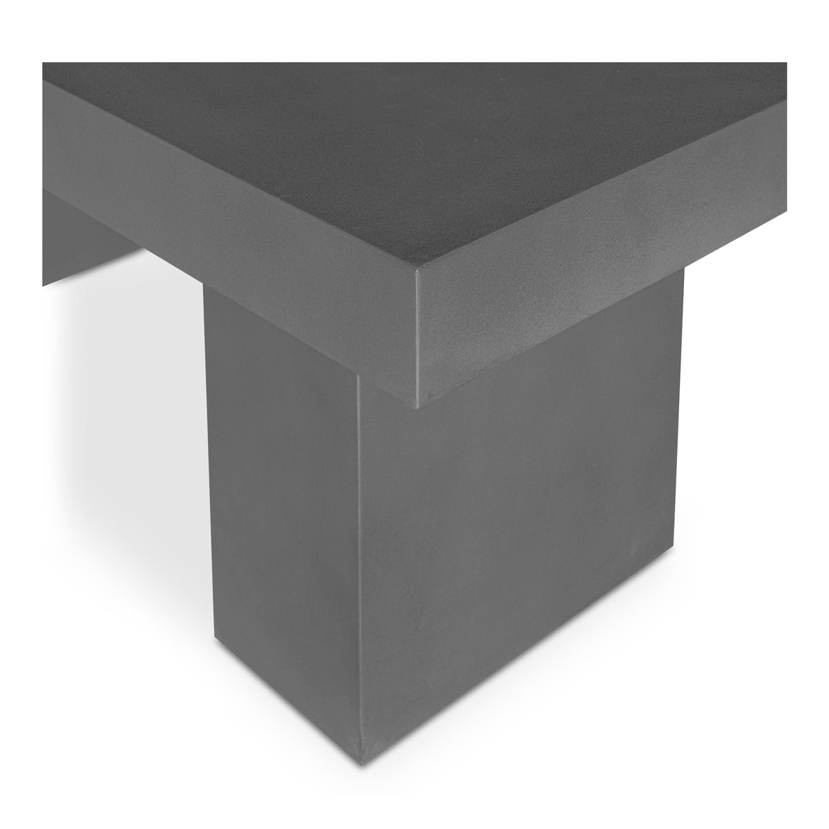 Antonius Outdoor Dining Table Dark Grey by Moe's Home