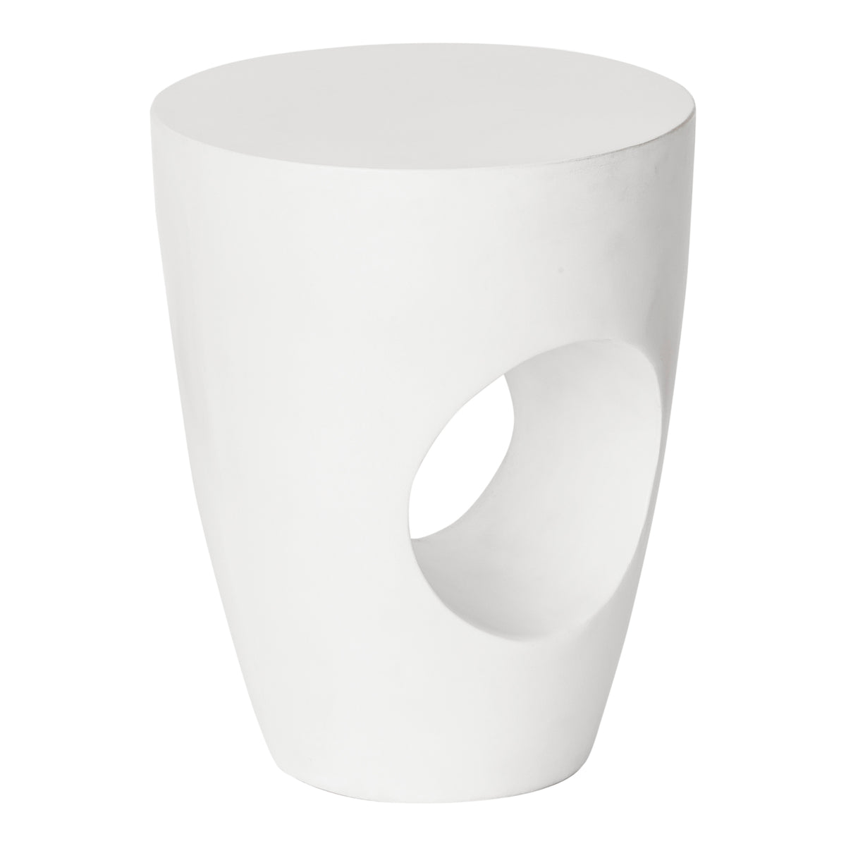 Aylard Outdoor Stool Cream White by Moe's Home