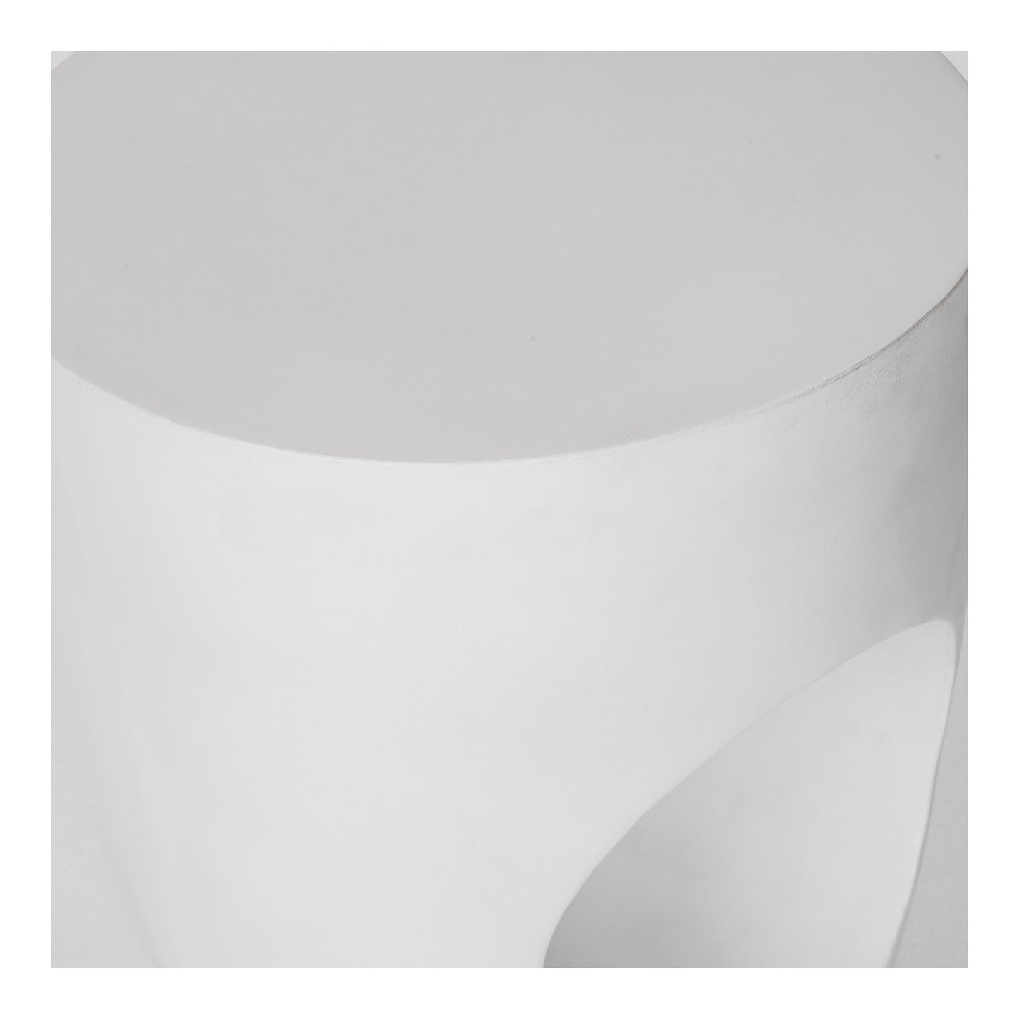 Aylard Outdoor Stool Cream White by Moe's Home