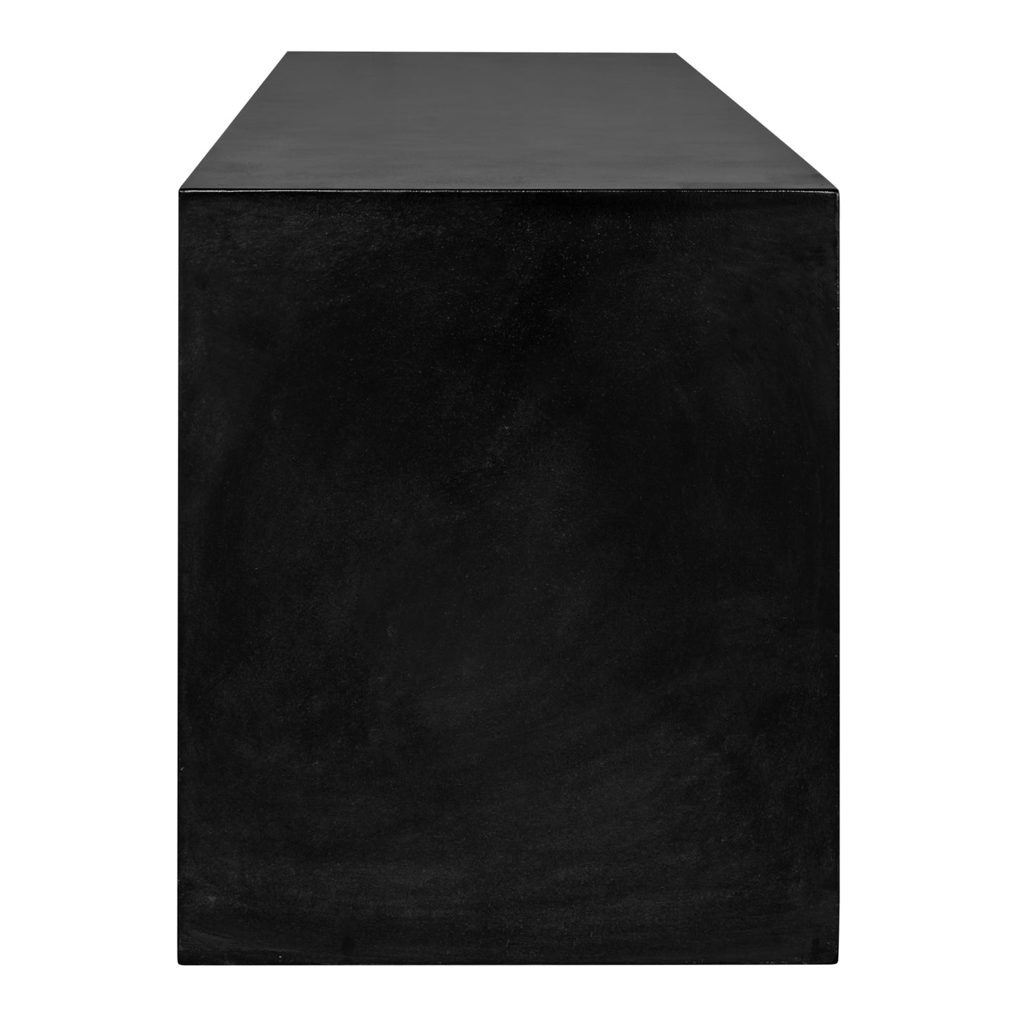 Lazarus Outdoor Bench Black by Moe's Home