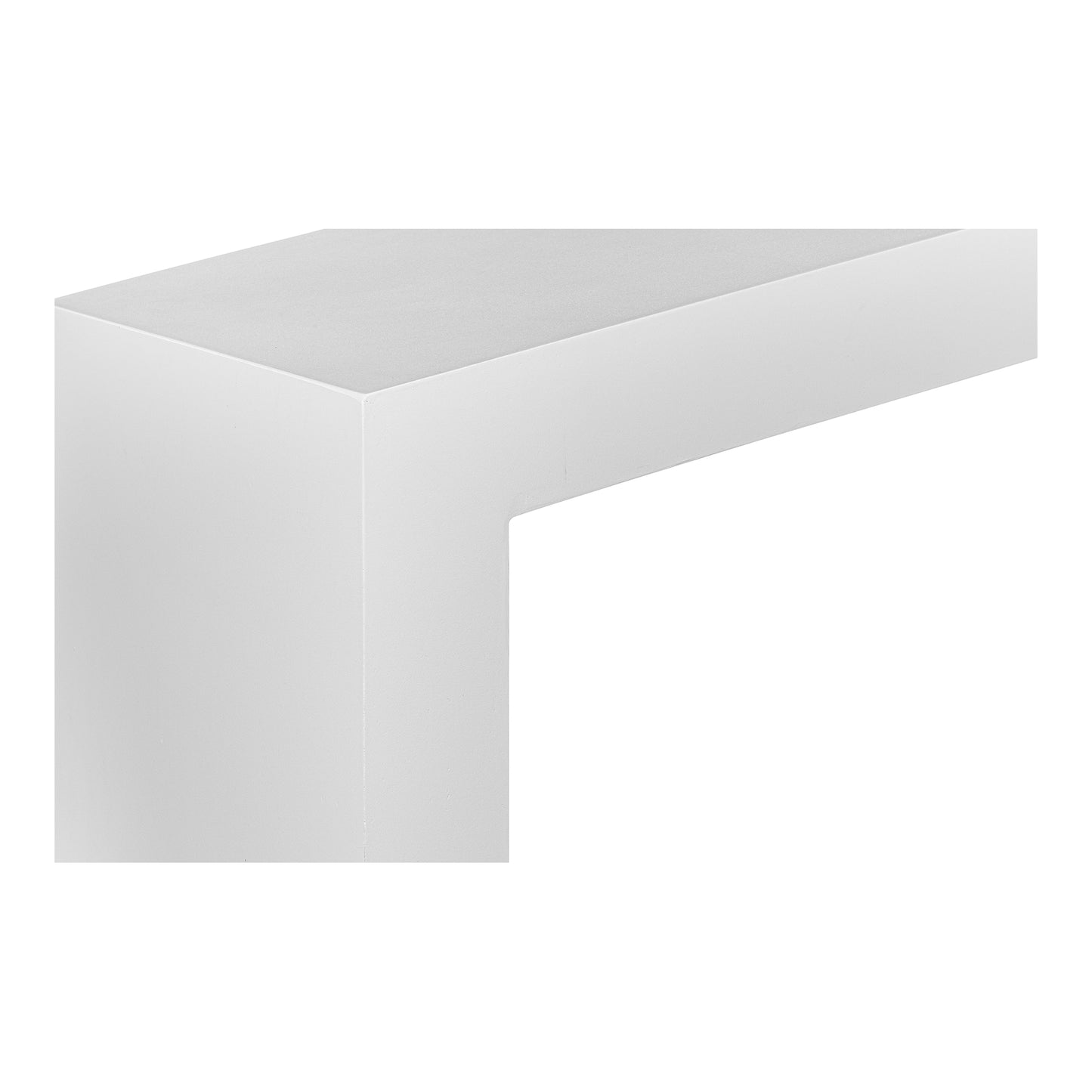 Lazarus Outdoor Bench White by Moe's Home