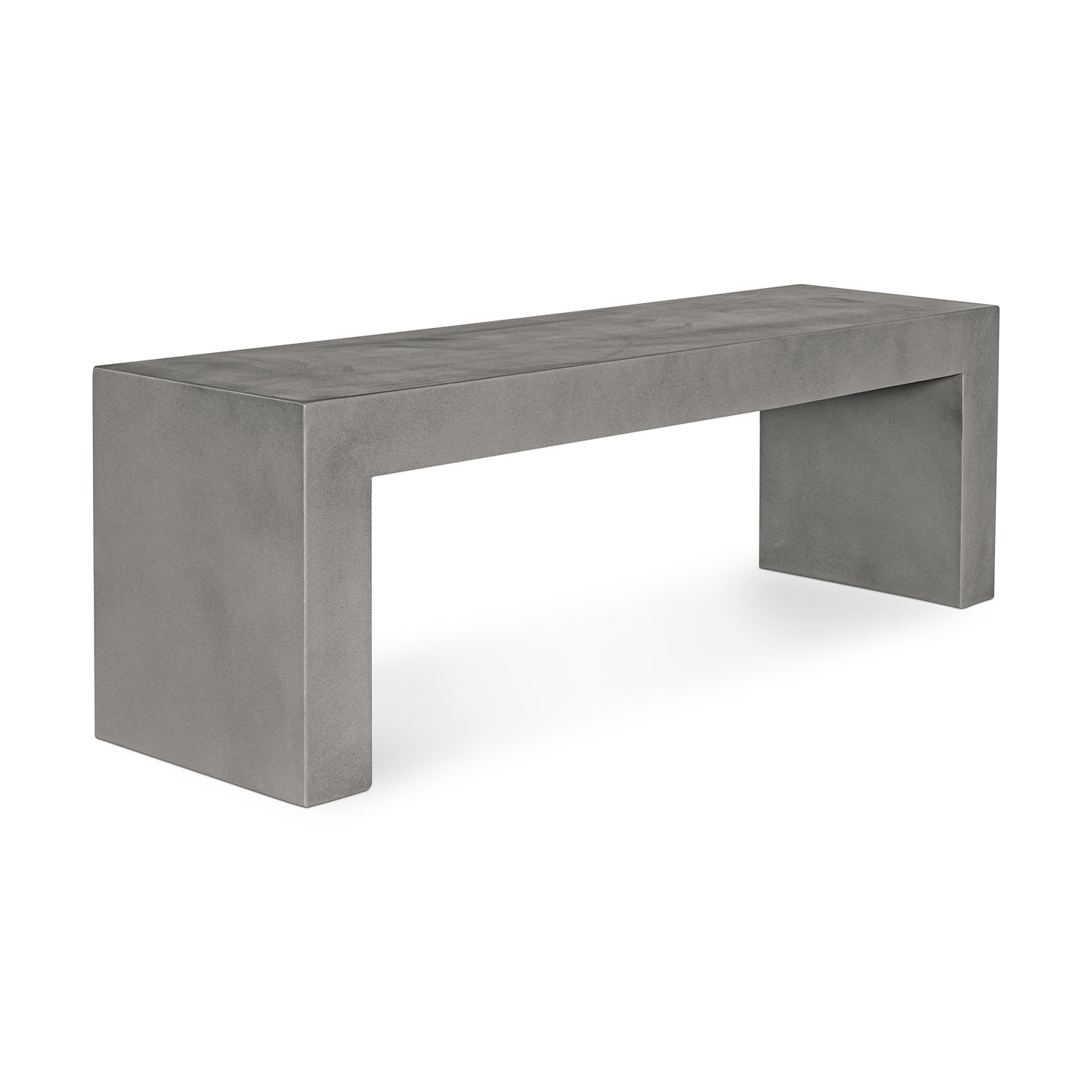 Lazarus Outdoor Bench Dark Grey by Moe's Home