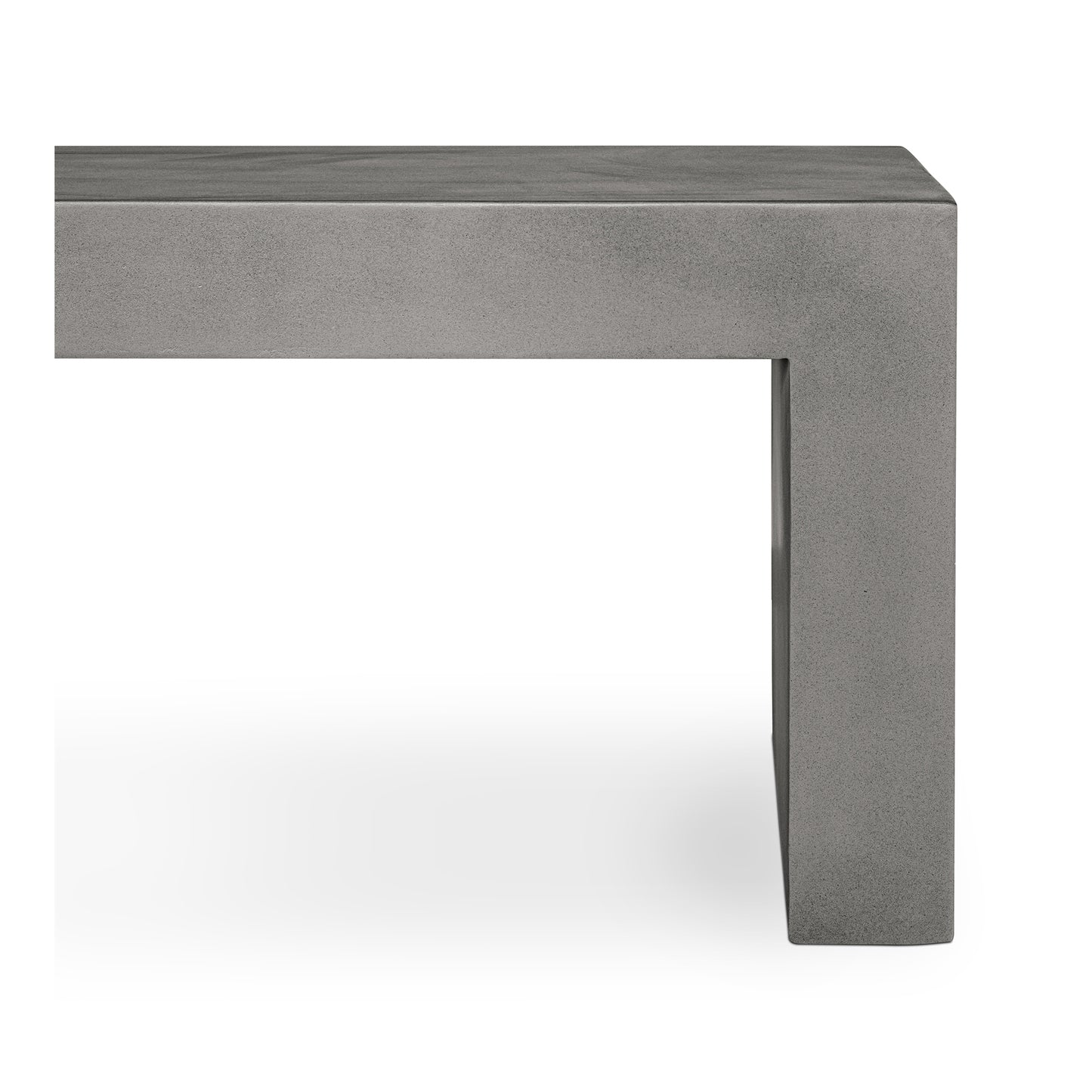 Lazarus Outdoor Bench Dark Grey by Moe's Home