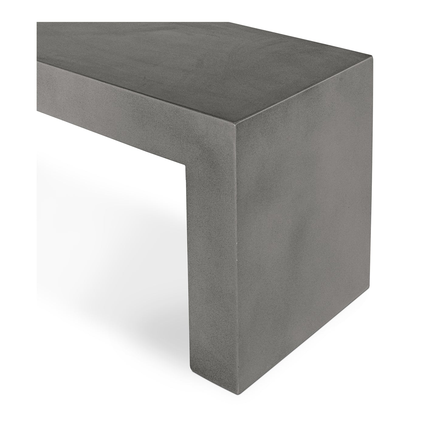 Lazarus Outdoor Bench Dark Grey by Moe's Home
