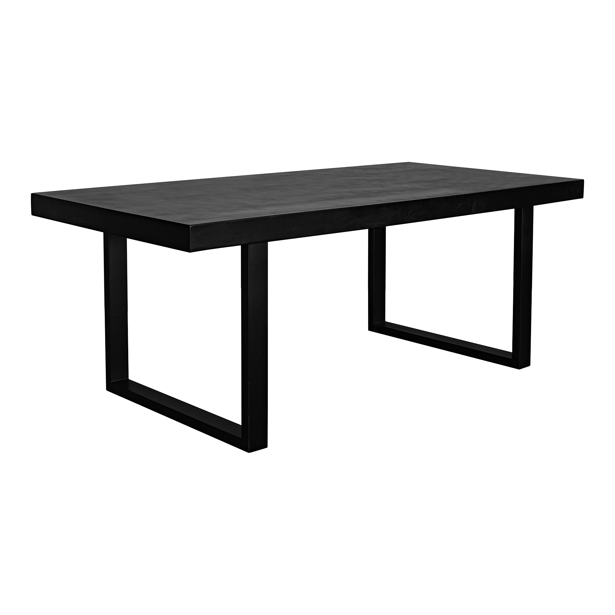 Jedrik Large Outdoor Dining Table Black