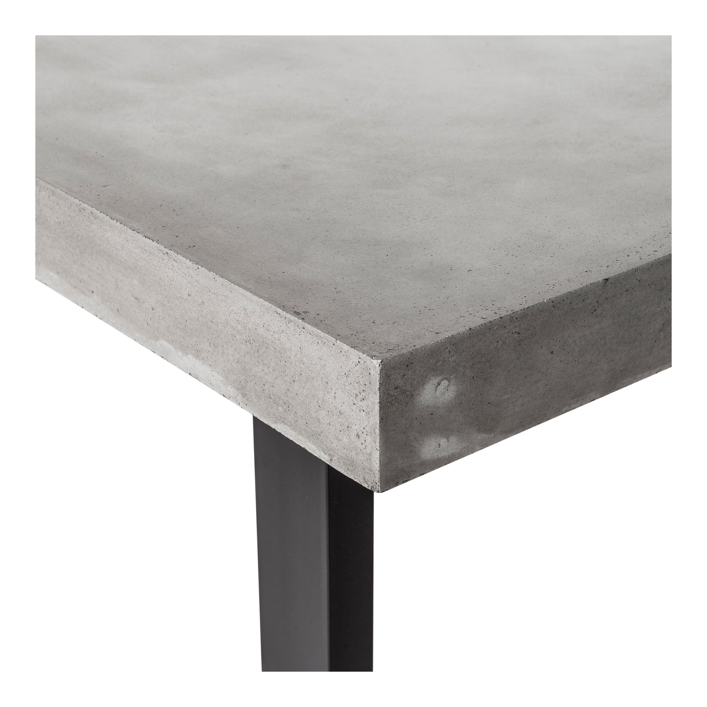 Jedrik Large Outdoor Dining Table Dark Grey by Moe's Home