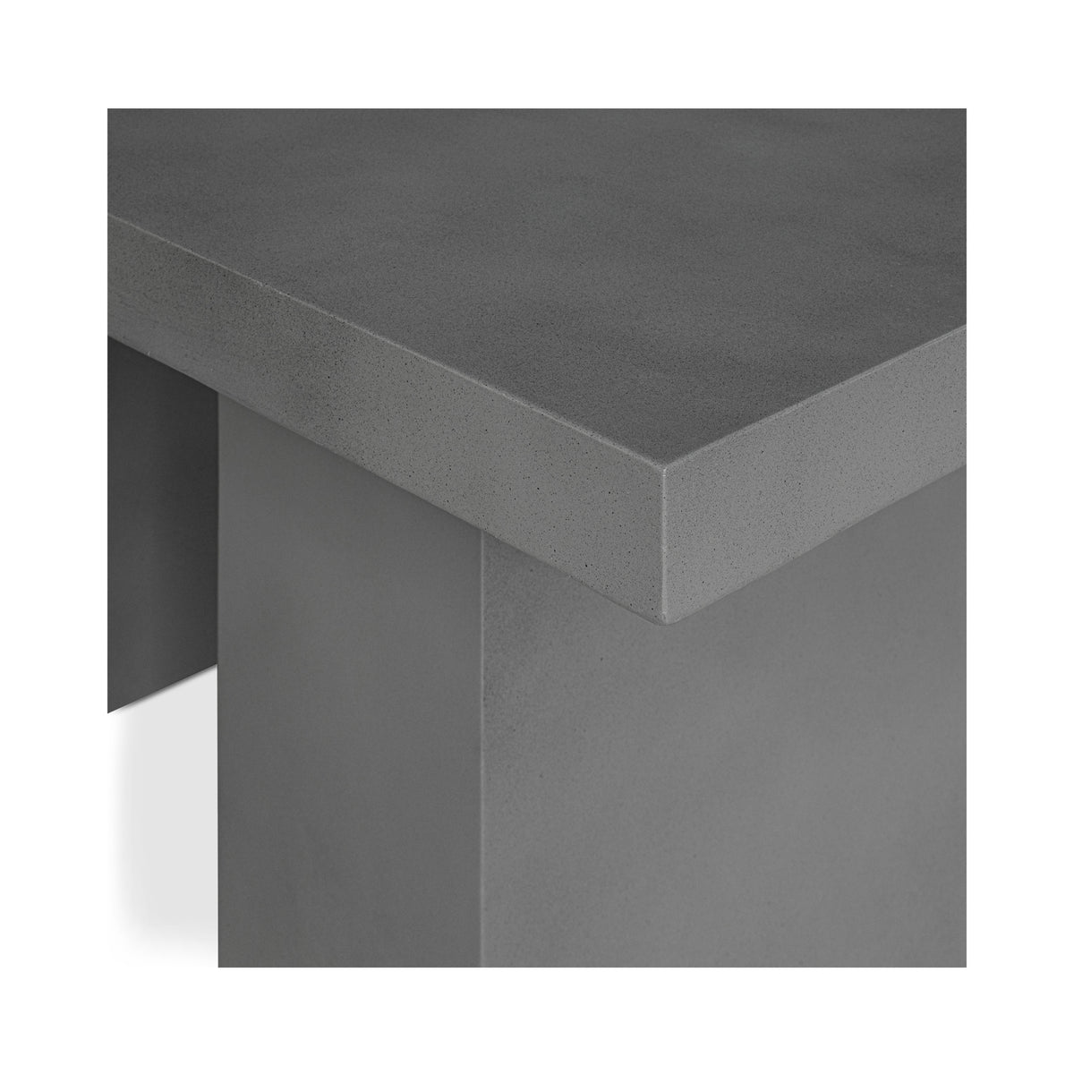 Aurelius 2 Outdoor Dining Table Dark Grey by Moe's Home