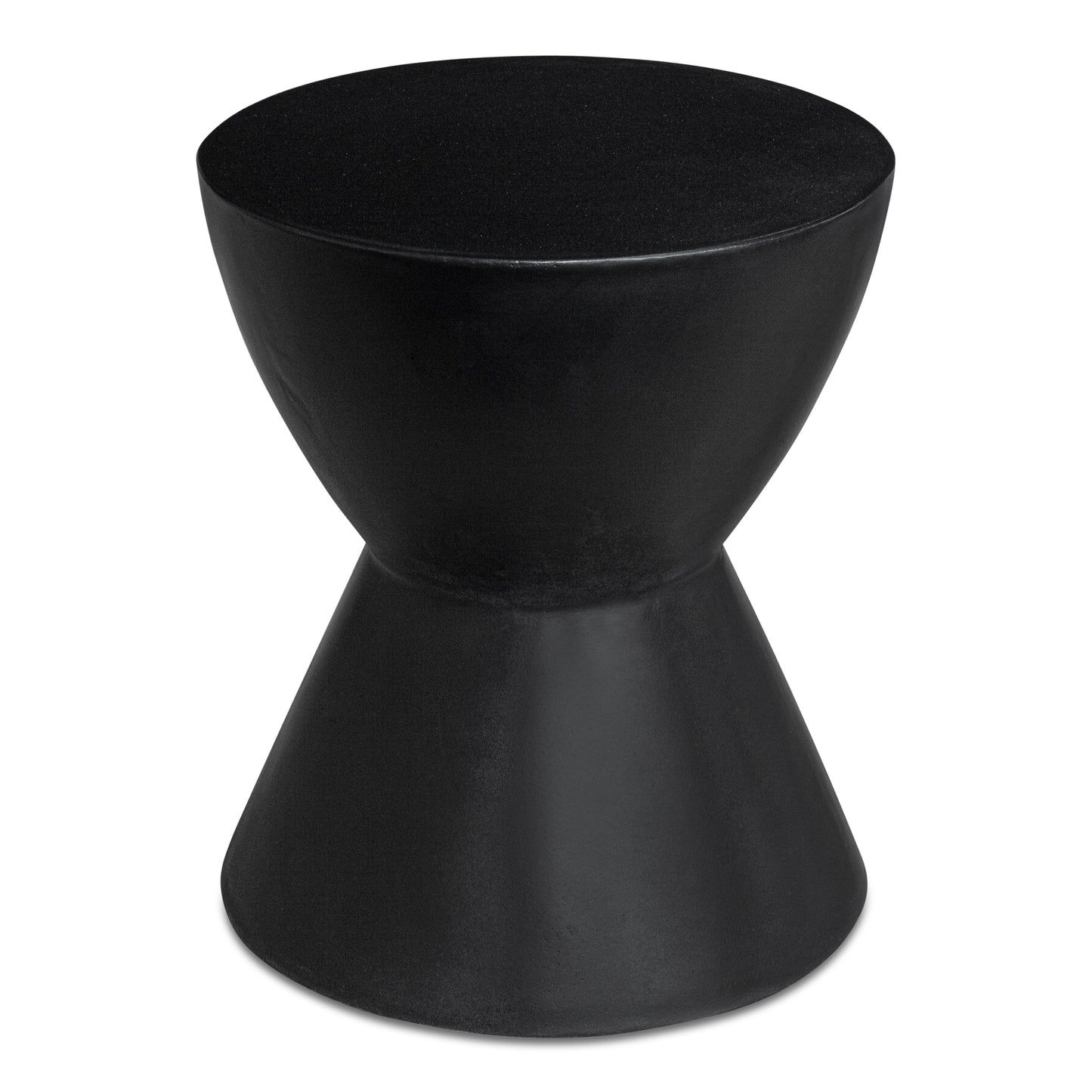 Hourglass Outdoor Stool Black by Moe's Home