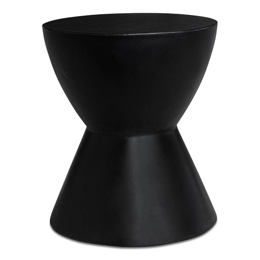 Hourglass Outdoor Stool Black | Black