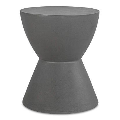 Hourglass Outdoor Stool Dark Grey