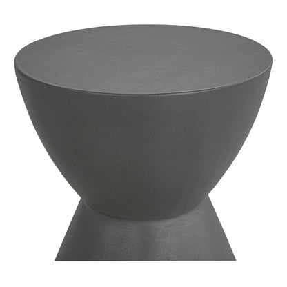 Hourglass Outdoor Stool Dark Grey