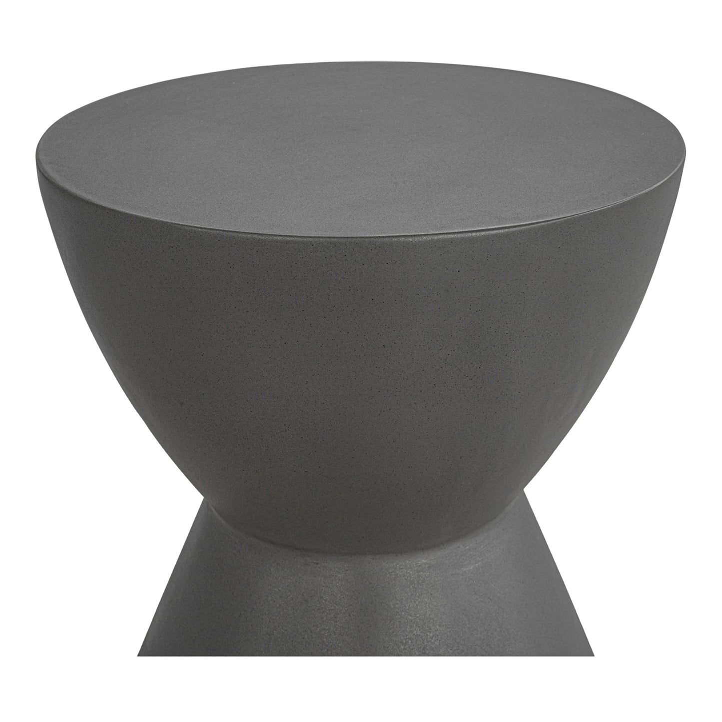 Hourglass Outdoor Stool Dark Grey by Moe's Home
