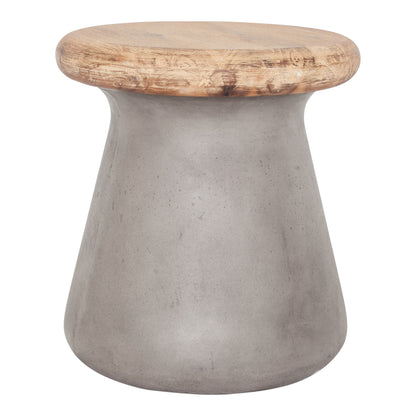 Earthstar Outdoor Stool Dark Grey | Grey