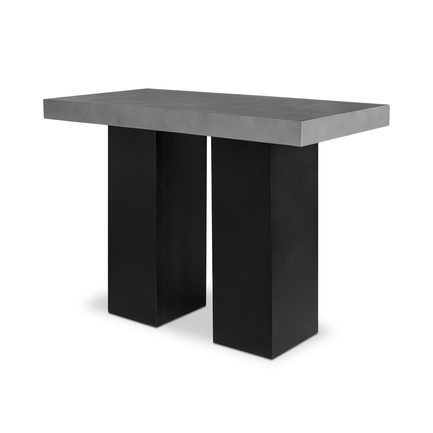 Lithic Outdoor Bar Table Dark Grey by Moe's Home