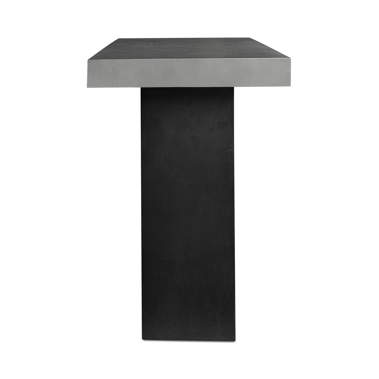 Lithic Outdoor Bar Table Dark Grey by Moe's Home