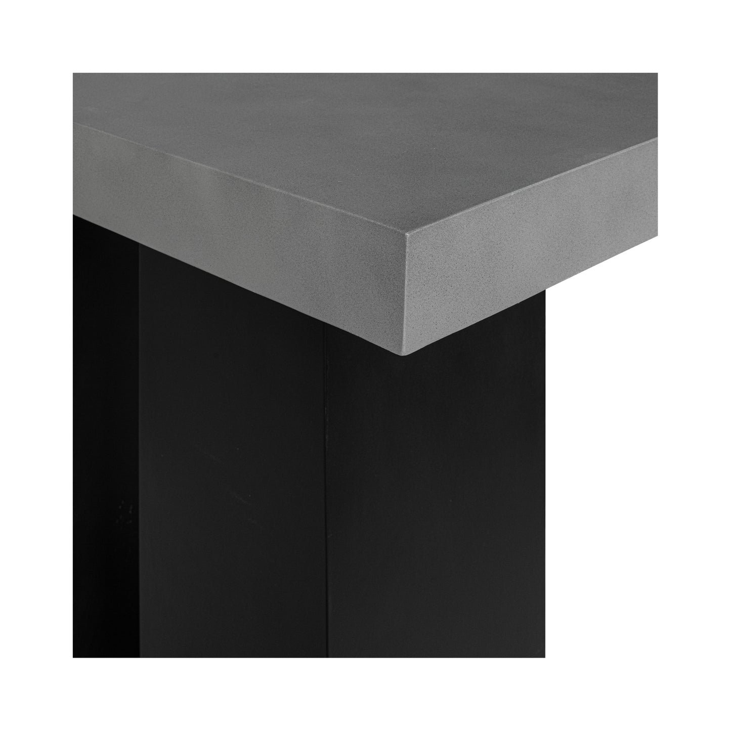 Lithic Outdoor Bar Table Dark Grey by Moe's Home