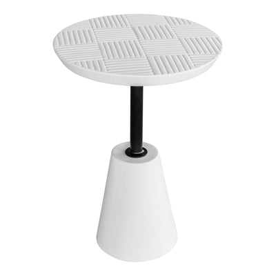 Foundation Outdoor Accent Table White by Moe's Home