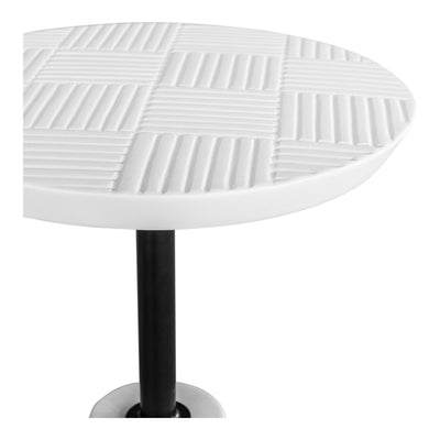 Foundation Outdoor Accent Table White by Moe's Home