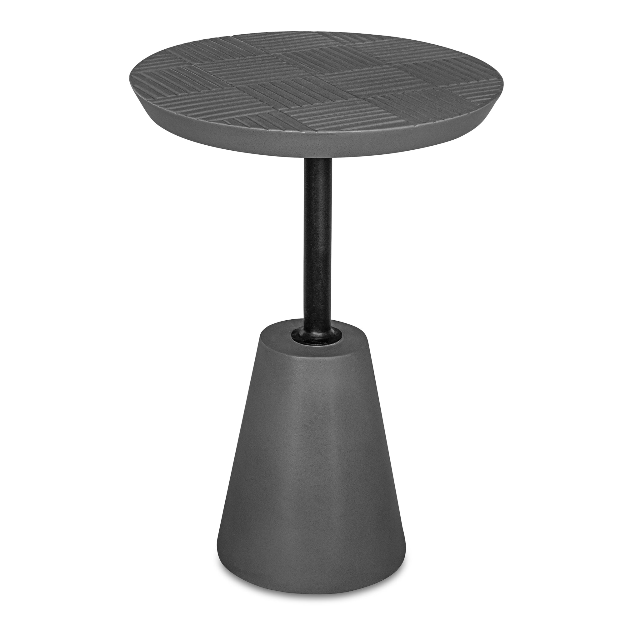 Foundation Outdoor Accent Table Dark Grey