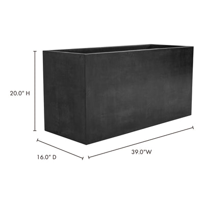 Primrose Large Planter Grey by Moe's Home