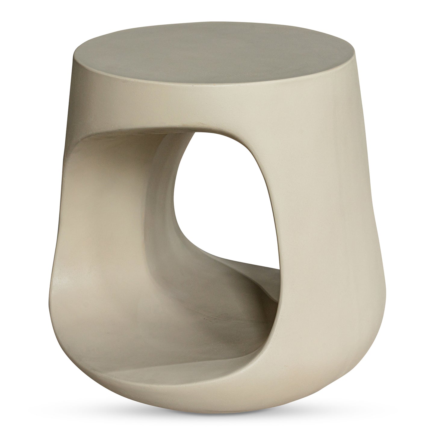 Rothko Outdoor Stool Cream by Moe's Home