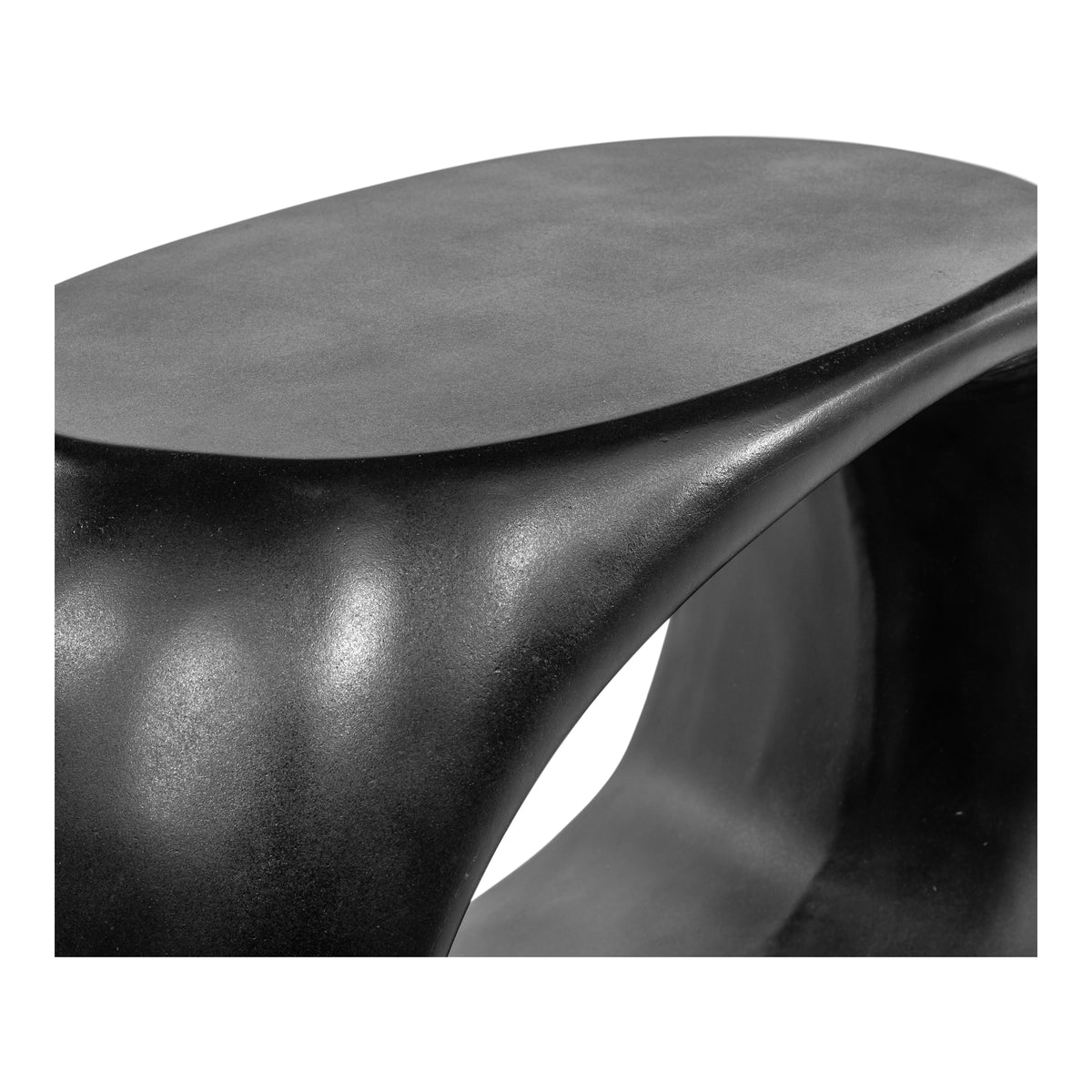 Albers Outdoor Stool Black by Moe's Home