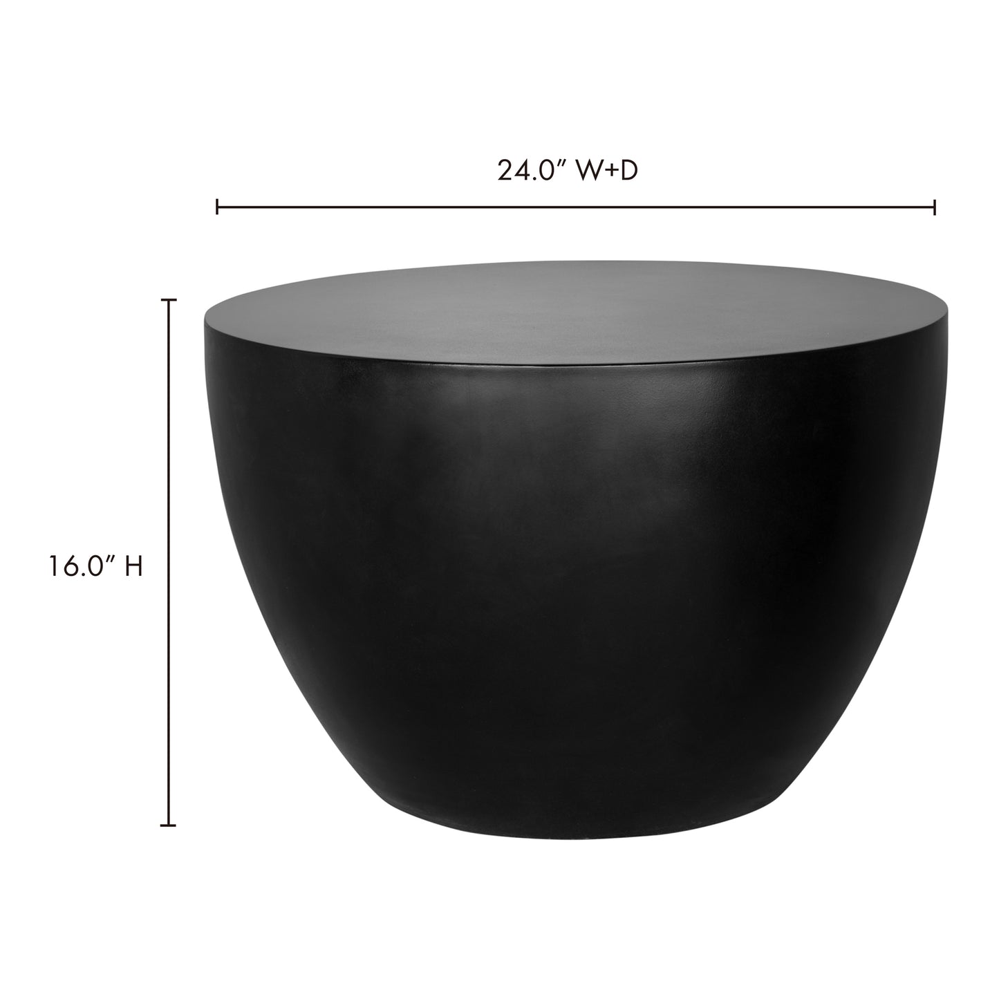 Insitu Side Table Black by Moe's Home