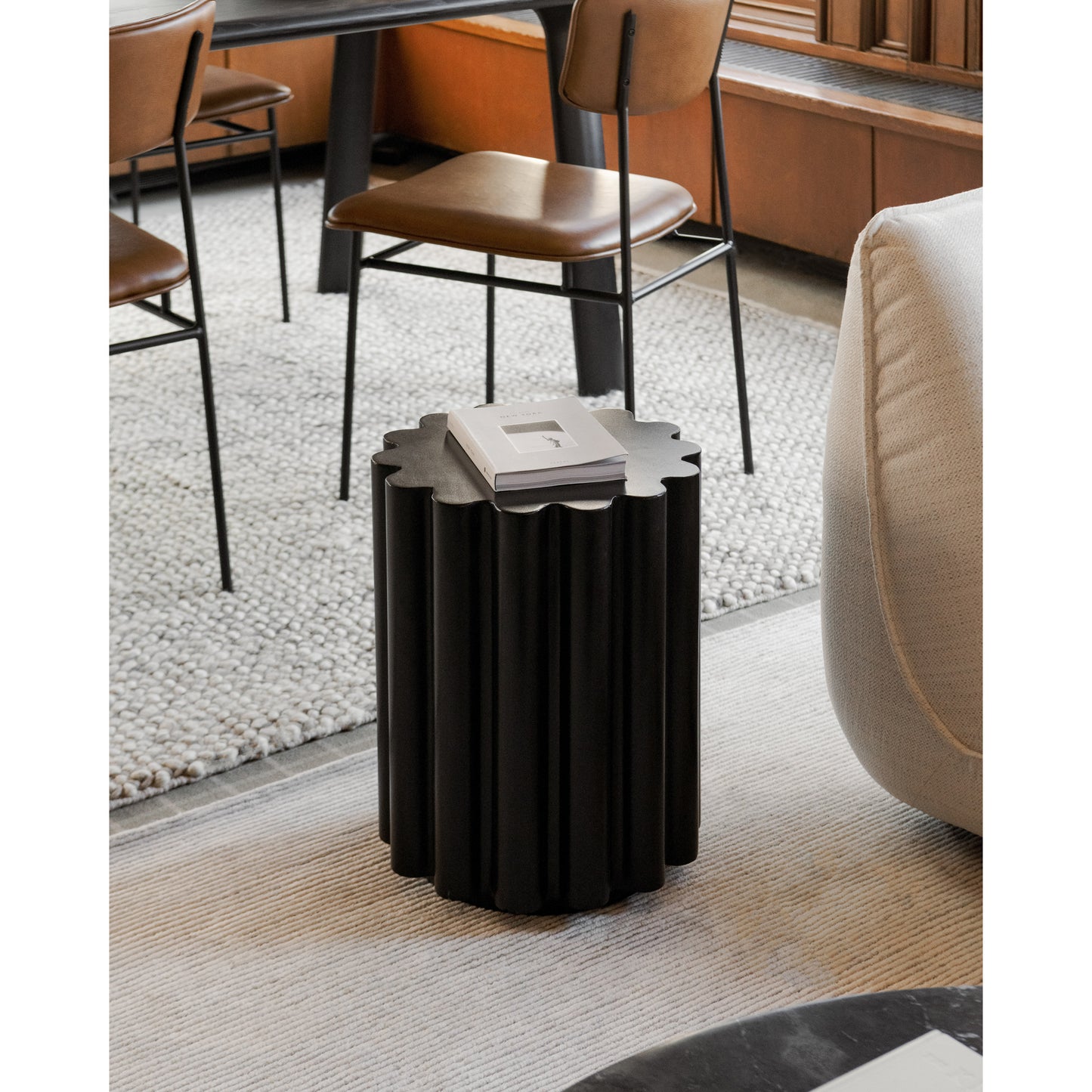Taffy Accent Table Black by Moe's Home