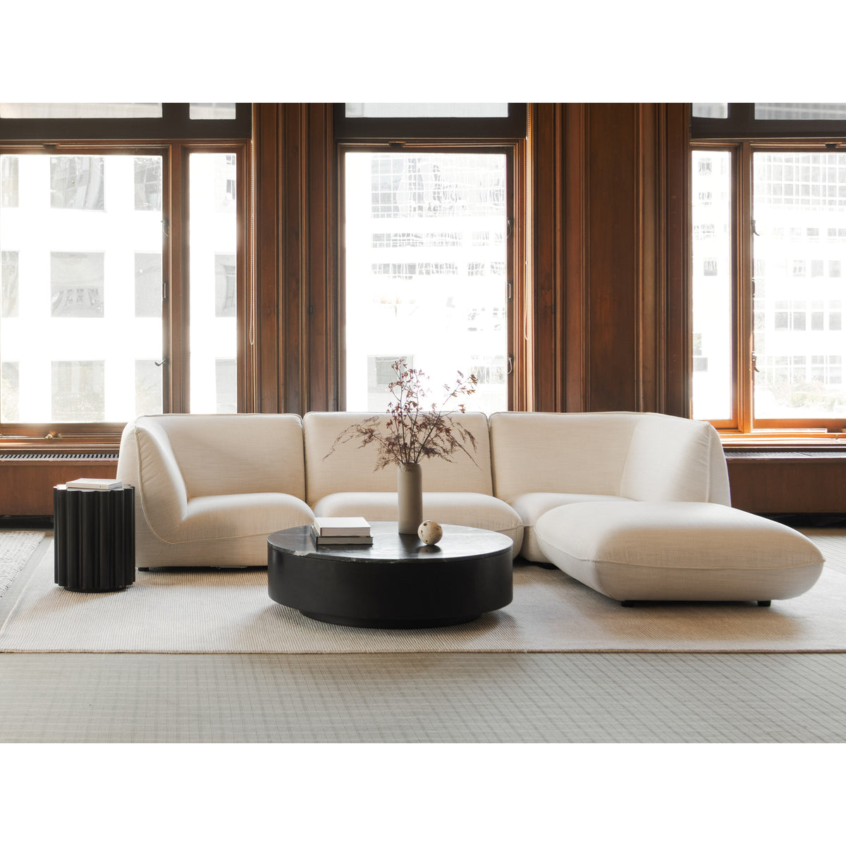Taffy Accent Table Black by Moe's Home