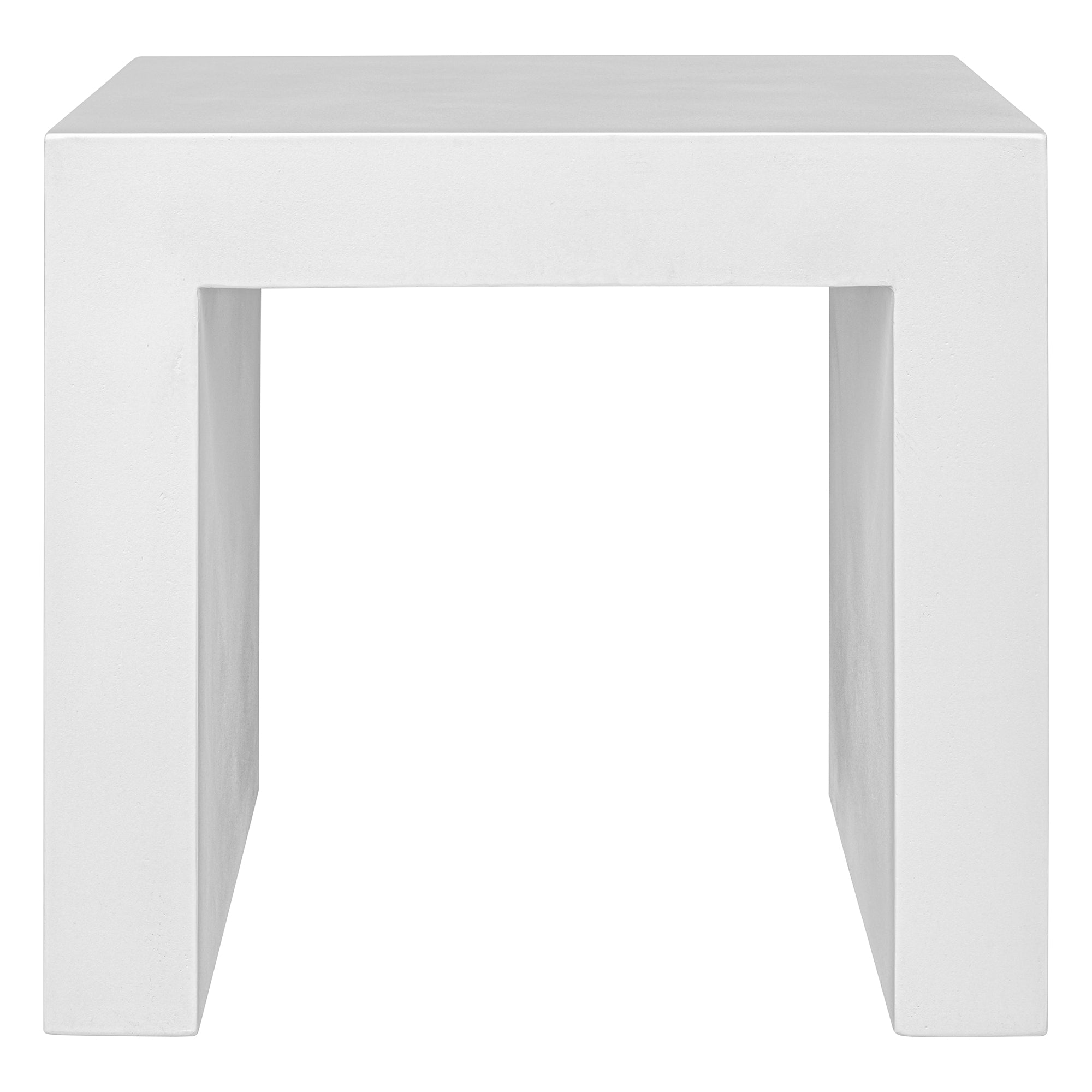 Lazarus Outdoor Stool White | White