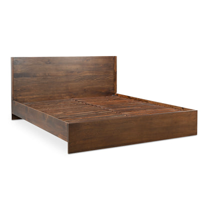 Everett Queen Bed Dark Brown