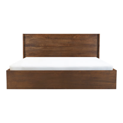 Everett King Bed Dark Brown