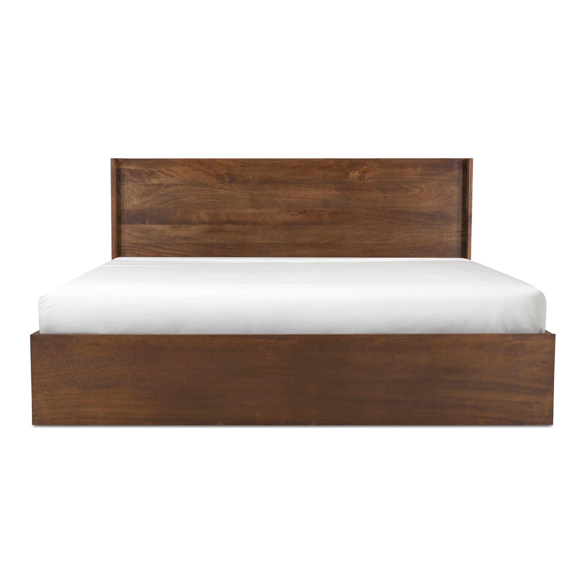 Everett King Bed Dark Brown | Brown